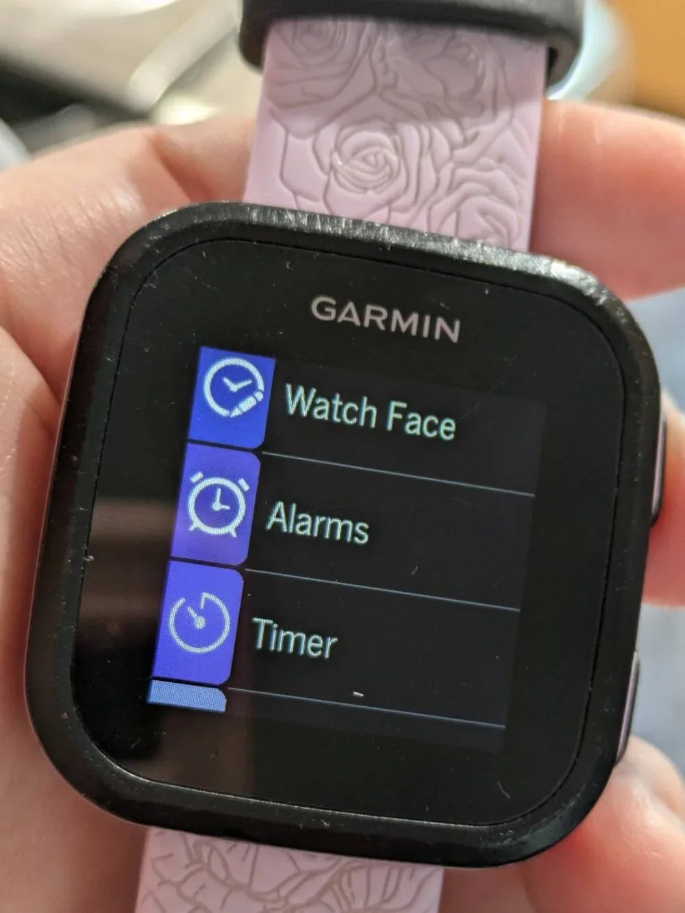 Garmin Bounce Kids Smart Watch Lilac Floral GPS Text/Voice/Track 010-02448-01